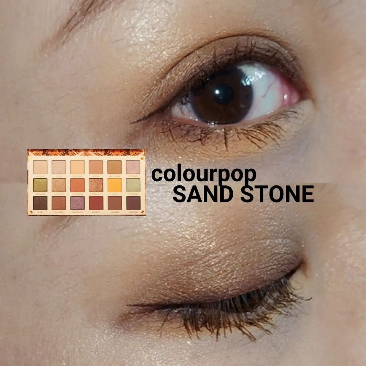 サンドストーン/ColourPop/アイシャドウパレットを使ったクチコミ（1枚目）