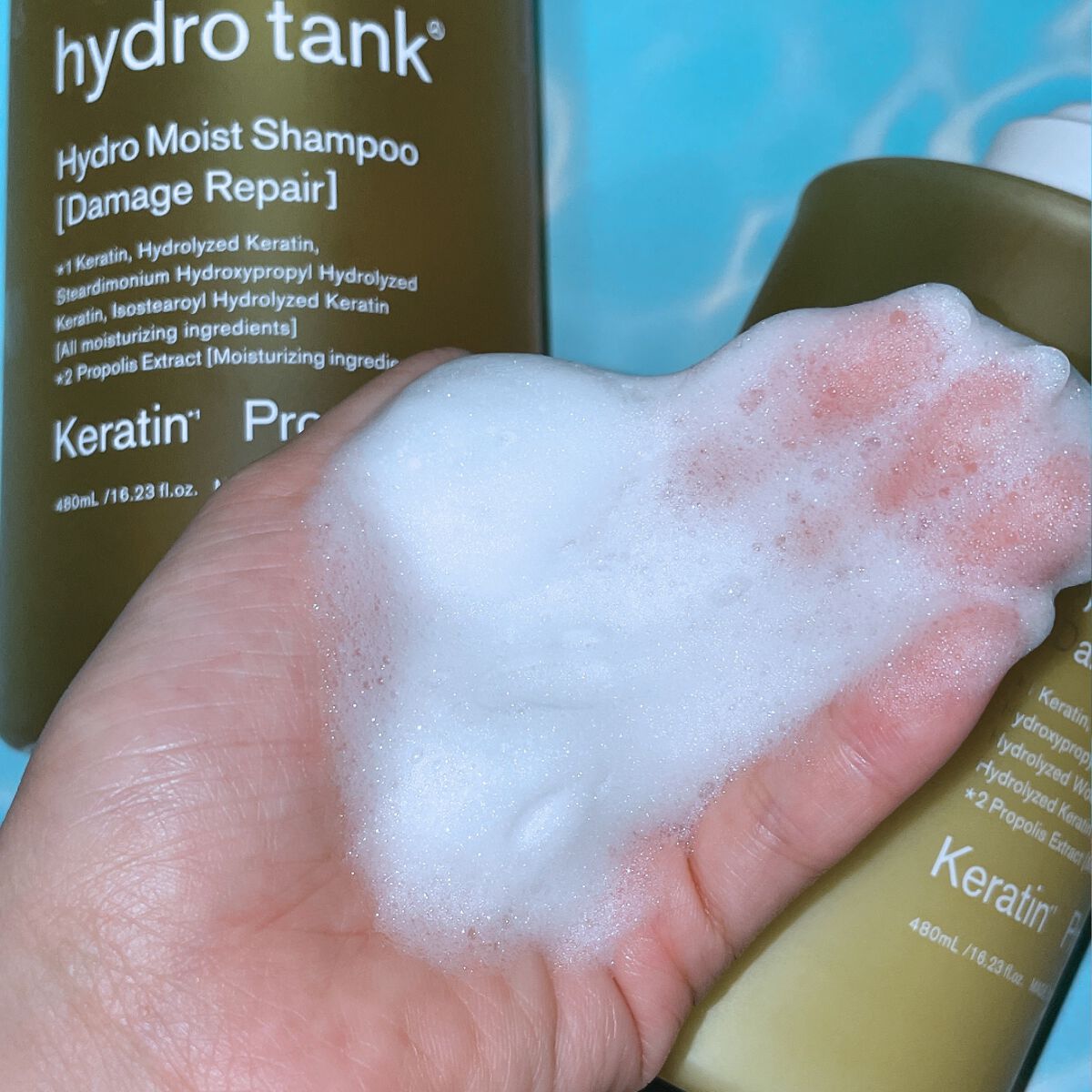 ダメージリペア ハイドロモイスト シャンプー／ヘアトリートメント/hydrotank/シャンプー・コンディショナーを使ったクチコミ（2枚目）