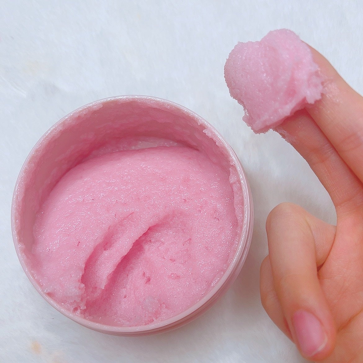 Q+Me スウィート ボム タラソ スクラブ/AGARISM/バスト・ヒップケアを使ったクチコミ(3枚目)