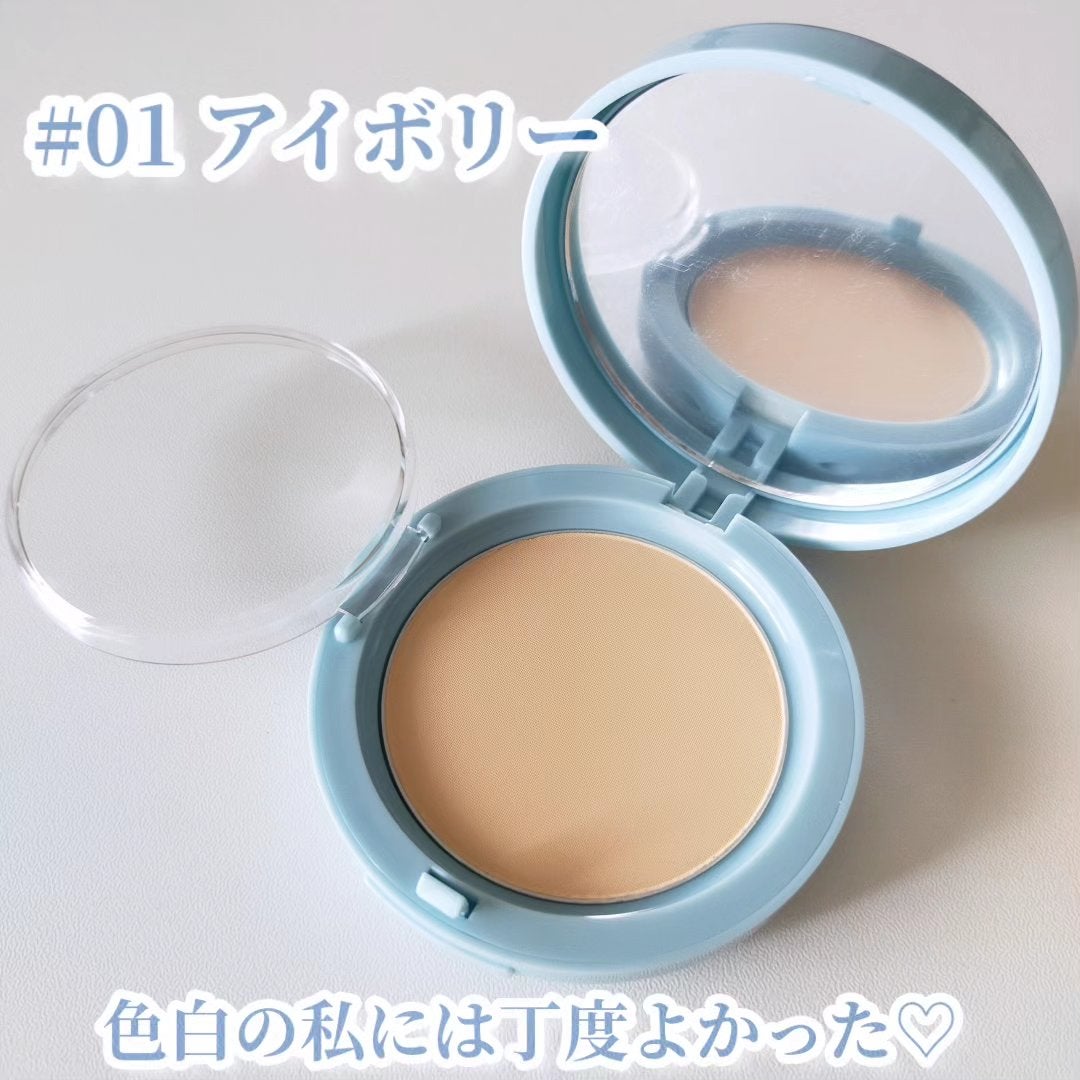 スムースフィットファンデーション/mileda/パウダーファンデーションを使ったクチコミ(3枚目)