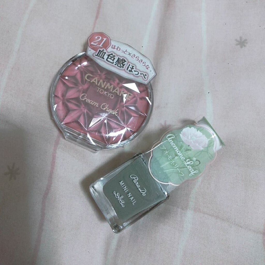 クリームチーク/キャンメイク/ジェル・クリームチークを使ったクチコミ（1枚目）