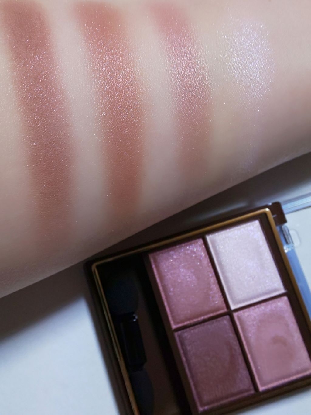 スキニーリッチシャドウ/excel/アイシャドウパレットを使ったクチコミ(3枚目)