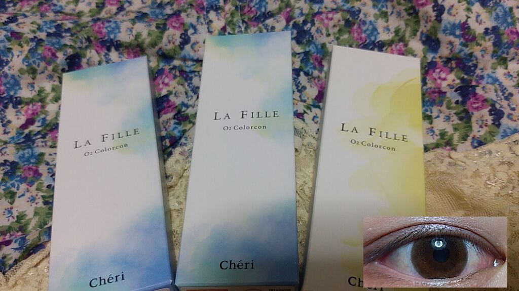 LA FILLE (ラ・フィーユ)/LA FILLE/カラーコンタクトレンズを使ったクチコミ(2枚目)