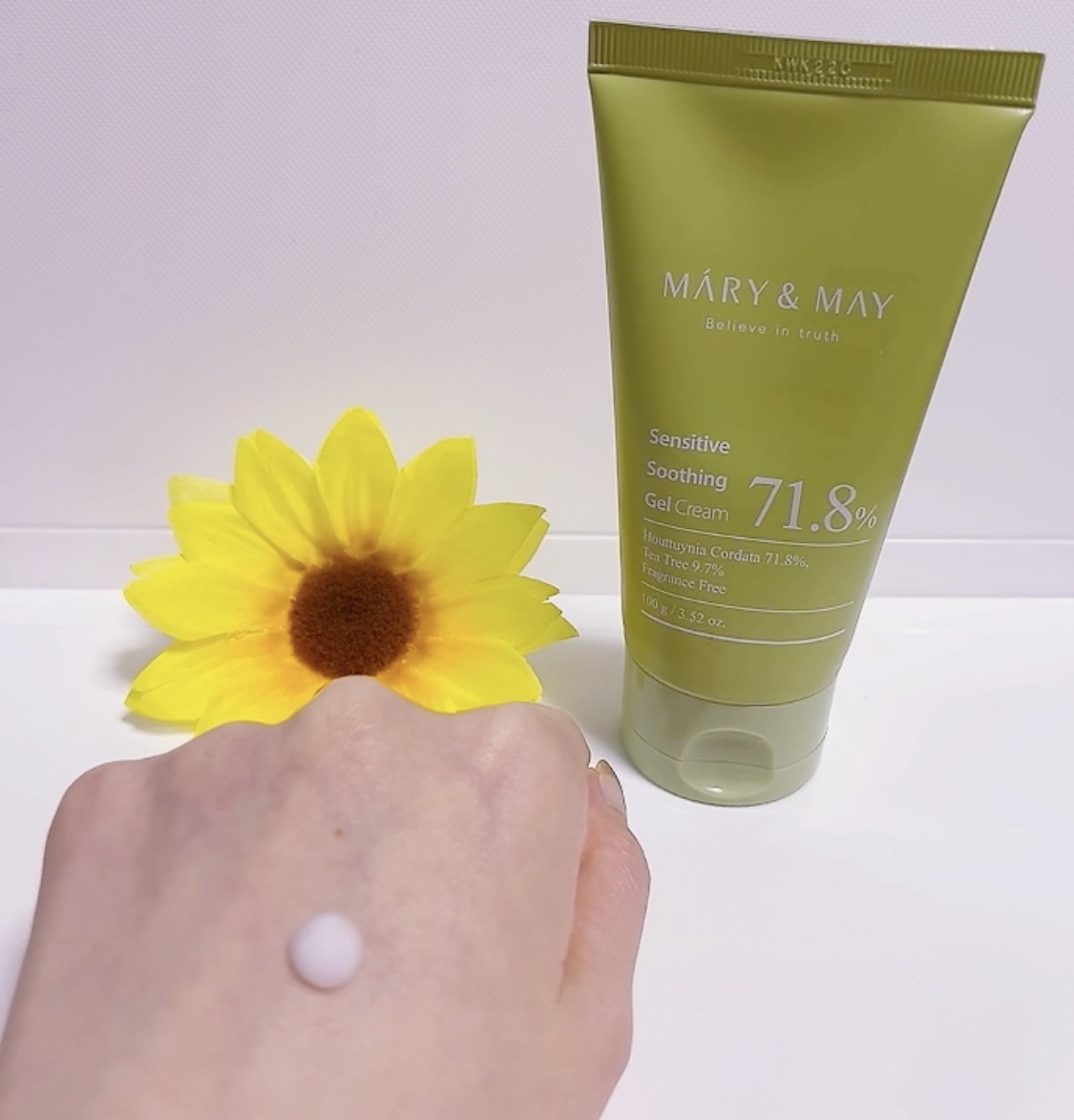 Sensitive Soothing Gel Cream/MARY&MAY/フェイスクリームを使ったクチコミ（3枚目）