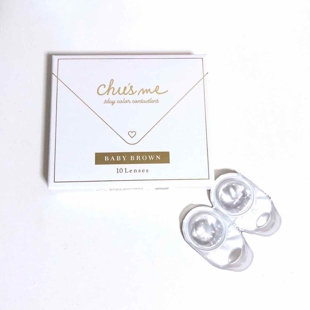 Chu's me 1day/Chu's me/ワンデー(1DAY)カラコンを使ったクチコミ(1枚目)