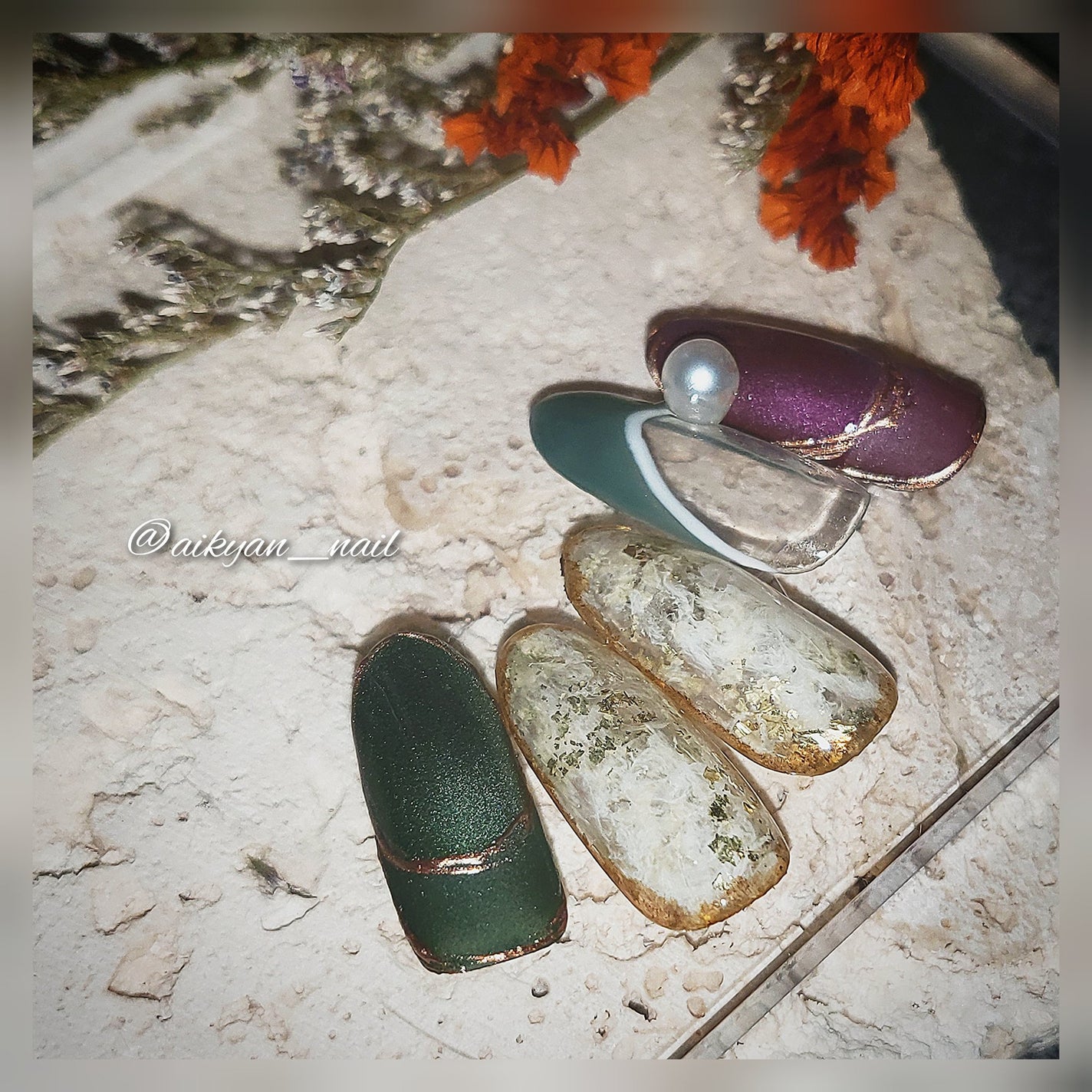 マグネティックアートジェル グレーシリーズ/mon petit lapin/ジェルネイルを使ったクチコミ(3枚目)