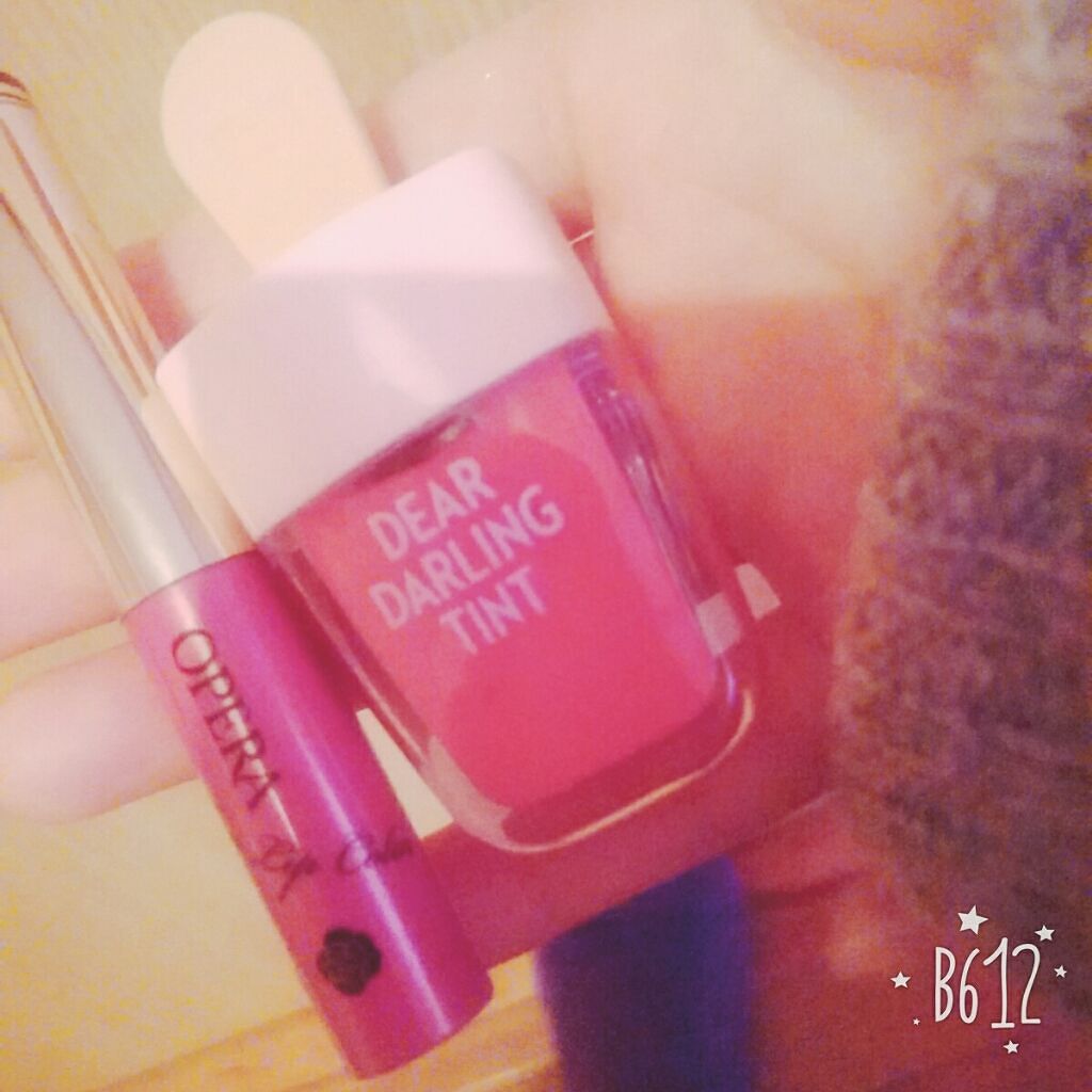 シアーリップカラー（旧） アプリコットピンク/OPERA/リップグロスを使ったクチコミ（1枚目）