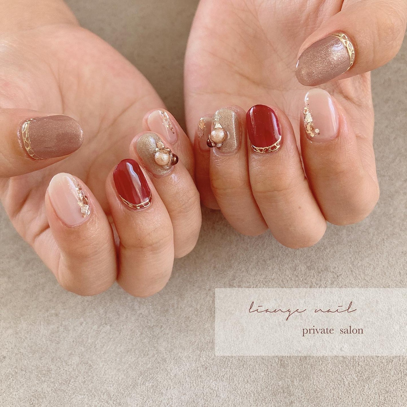 Yuki on LIPS 「.christmasnail🎄..使用item↓@rusele..」(1枚目)