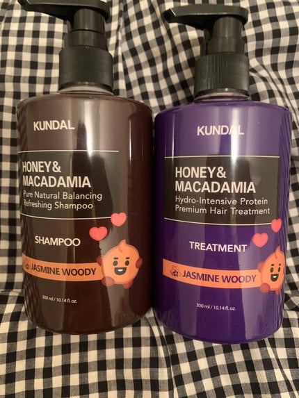 ハニー&マカデミアシャンプー/トリートメント /KUNDAL/シャンプー・コンディショナーを使ったクチコミ(1枚目)