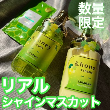 アンドハニー クリーミー ルルルン リペア ペアセット/&honey/シャンプー・コンディショナーを使ったクチコミ（1枚目）