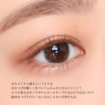 「塗るつけまつげ」自まつげ際立てタイプ/デジャヴュ/マスカラを使ったクチコミ(4枚目)