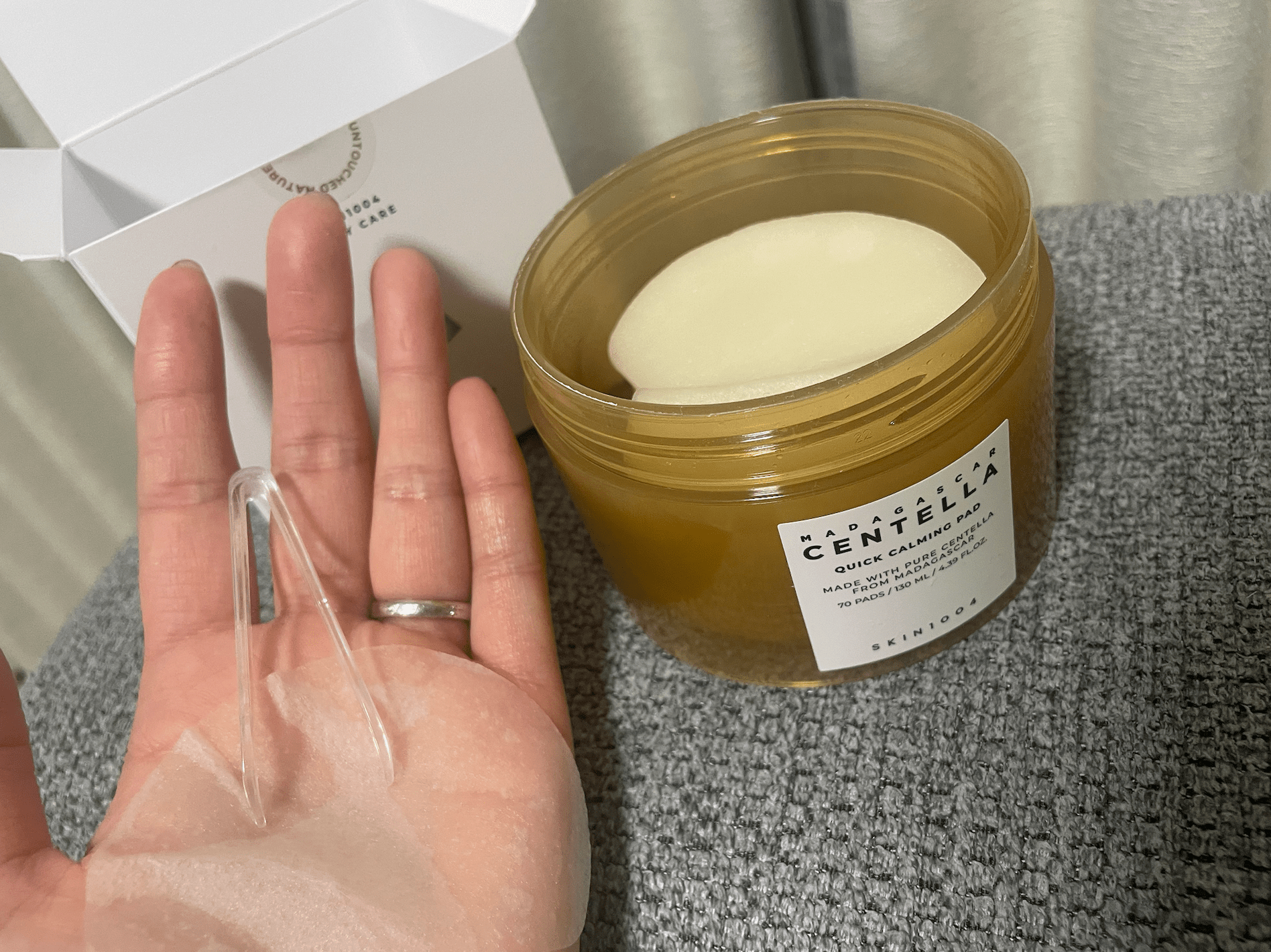 センテラ クイックカーミングパッド/SKIN1004/トナーパッドを使ったクチコミ（1枚目）