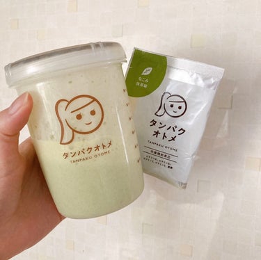 タマチャンショップ
タンパクオトメ　抹茶!

お試しサイズで飲んでみました♡

タンパクオトメのプロテインは
よく飲んでるけど本当に飲みやすい◎
市販のプロテインが美味しくなくて
プロテイン飲むのやめた