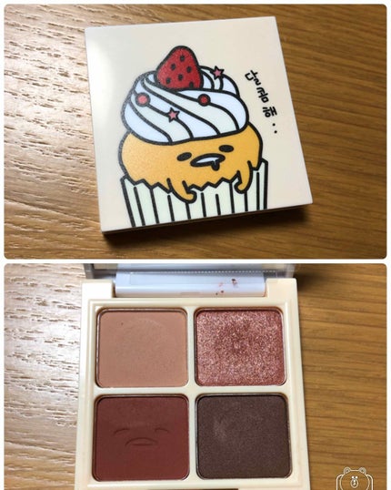 ぐでたまアイシャドウ/HOLIKA HOLIKA/アイシャドウパレットを使ったクチコミ(1枚目)