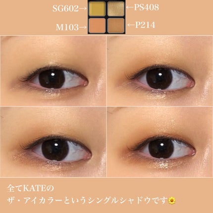 ケイト ザ アイカラー/KATE/単色アイシャドウを使ったクチコミ(3枚目)