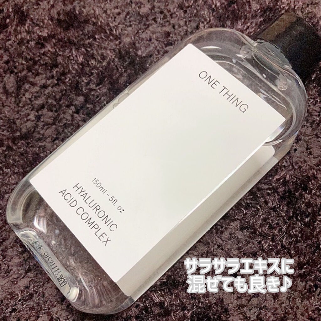 ヒアルロン酸化粧水/ONE THING/化粧水を使ったクチコミ(4枚目)