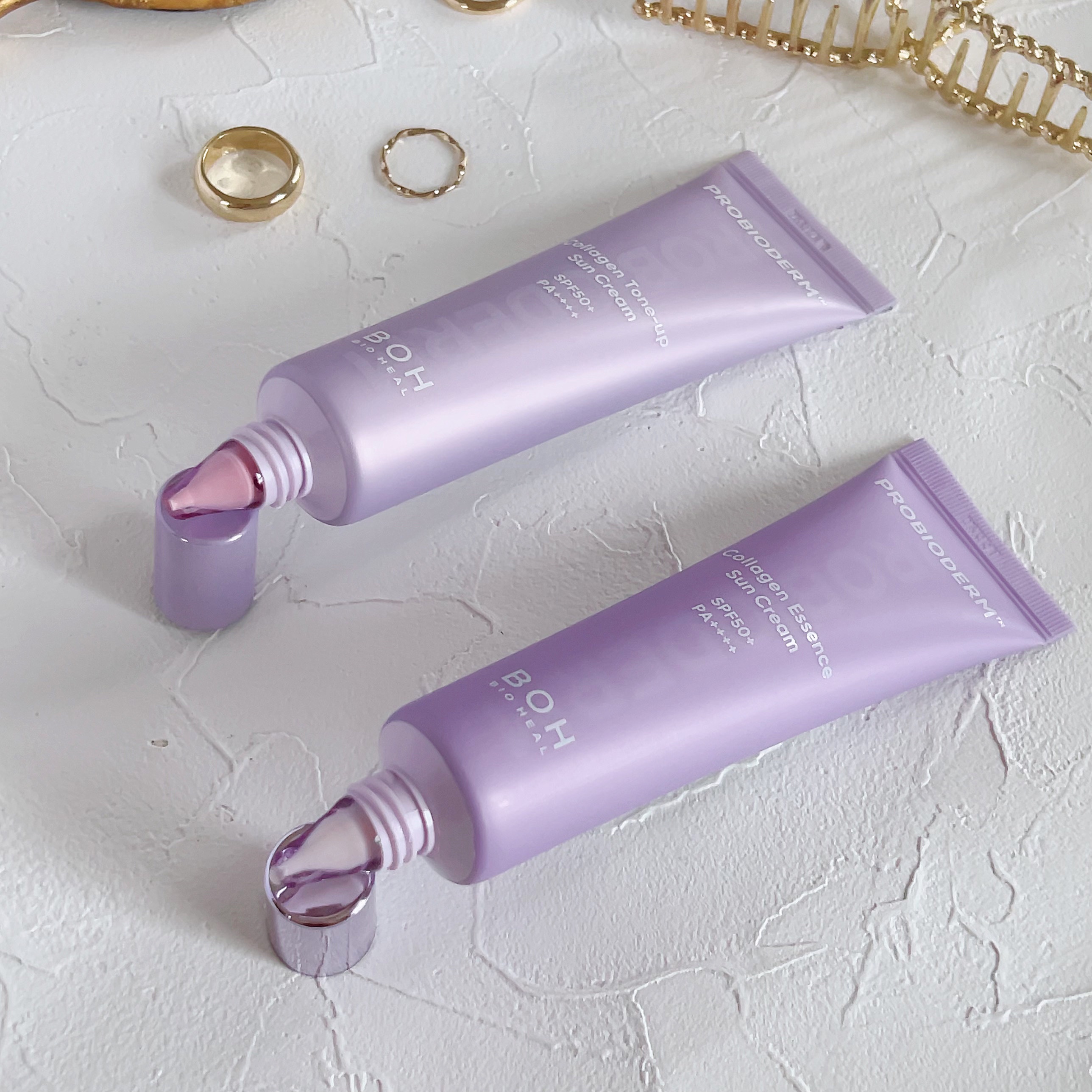 バイオヒールボ プロバイオダーム™ コラーゲン エッセンス サンクリーム/BIOHEAL BOH/日焼け止めローションを使ったクチコミ（2枚目）