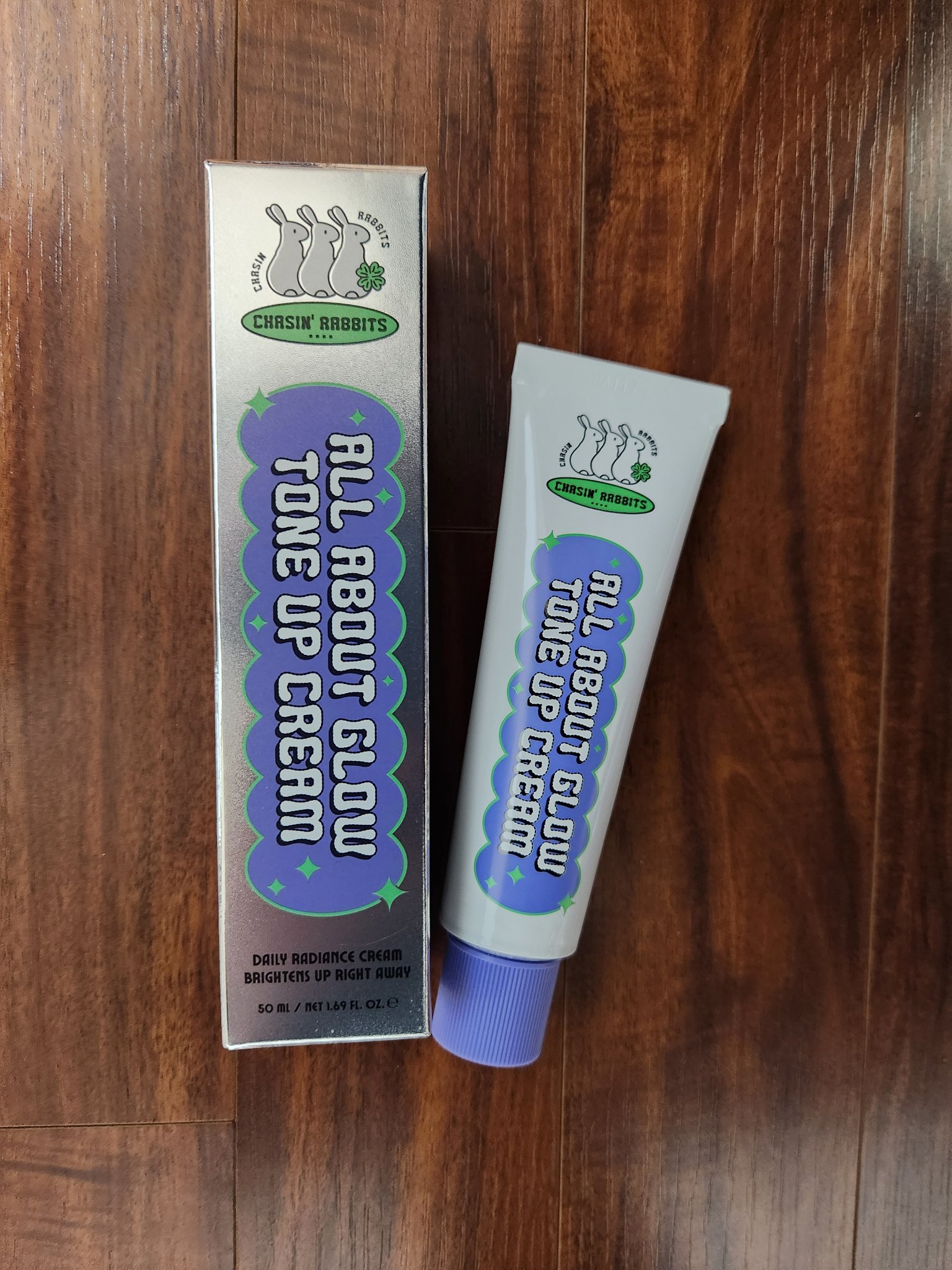 オールアバウトグロウトーンアップクリーム/CHASIN'RABBITS/化粧下地を使ったクチコミ（1枚目）