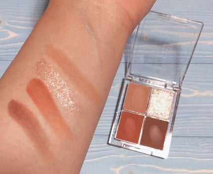 4色アイシャドウパレット/aZTK/アイシャドウパレットを使ったクチコミ(3枚目)