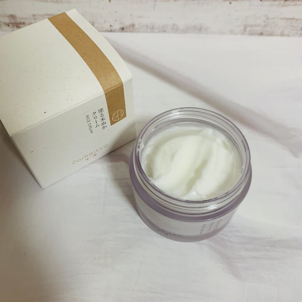 塗る米ぬかクリーム/米一途/フェイスクリームを使ったクチコミ（3枚目）