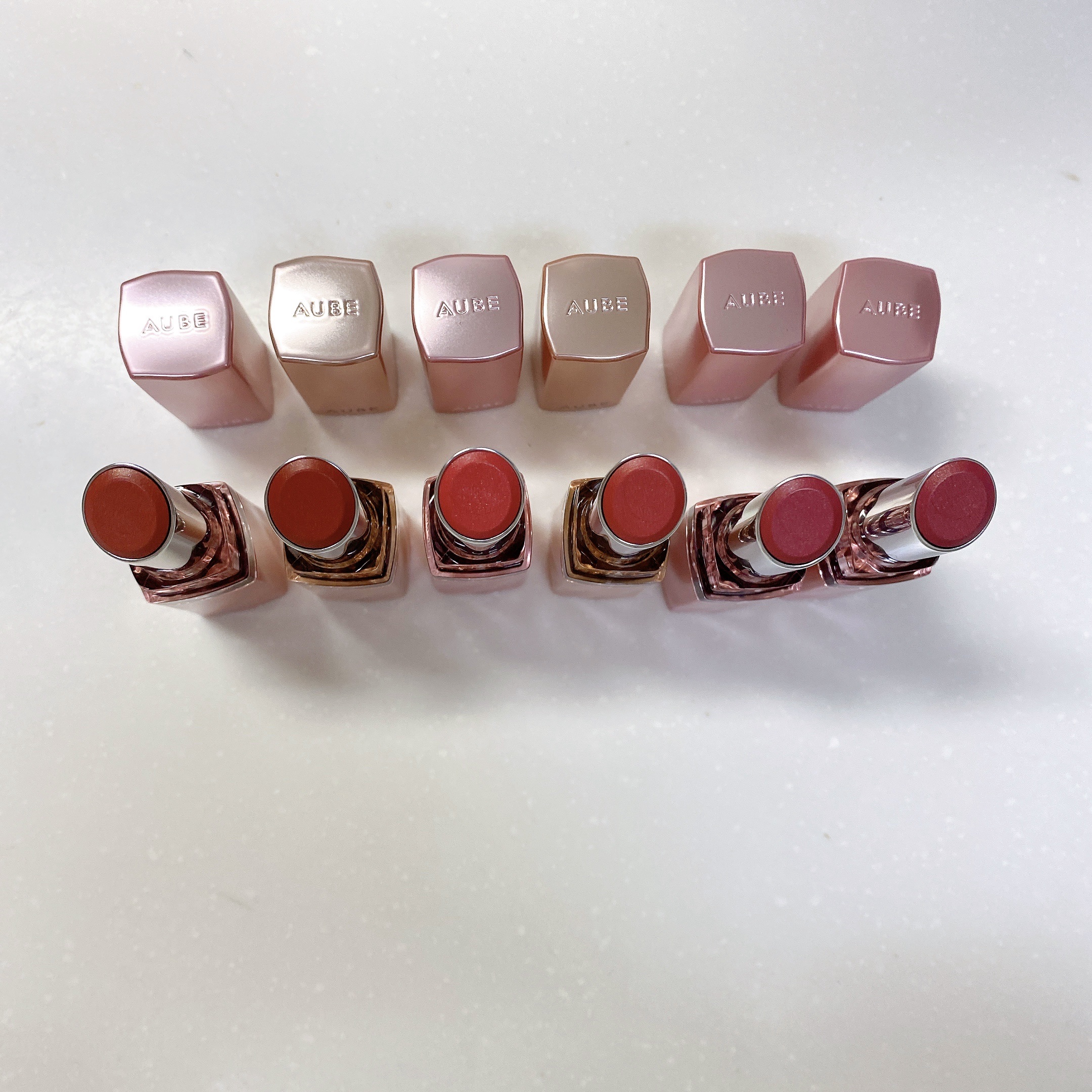 なめらか質感ひと塗りルージュ/AUBE/口紅を使ったクチコミ（1枚目）