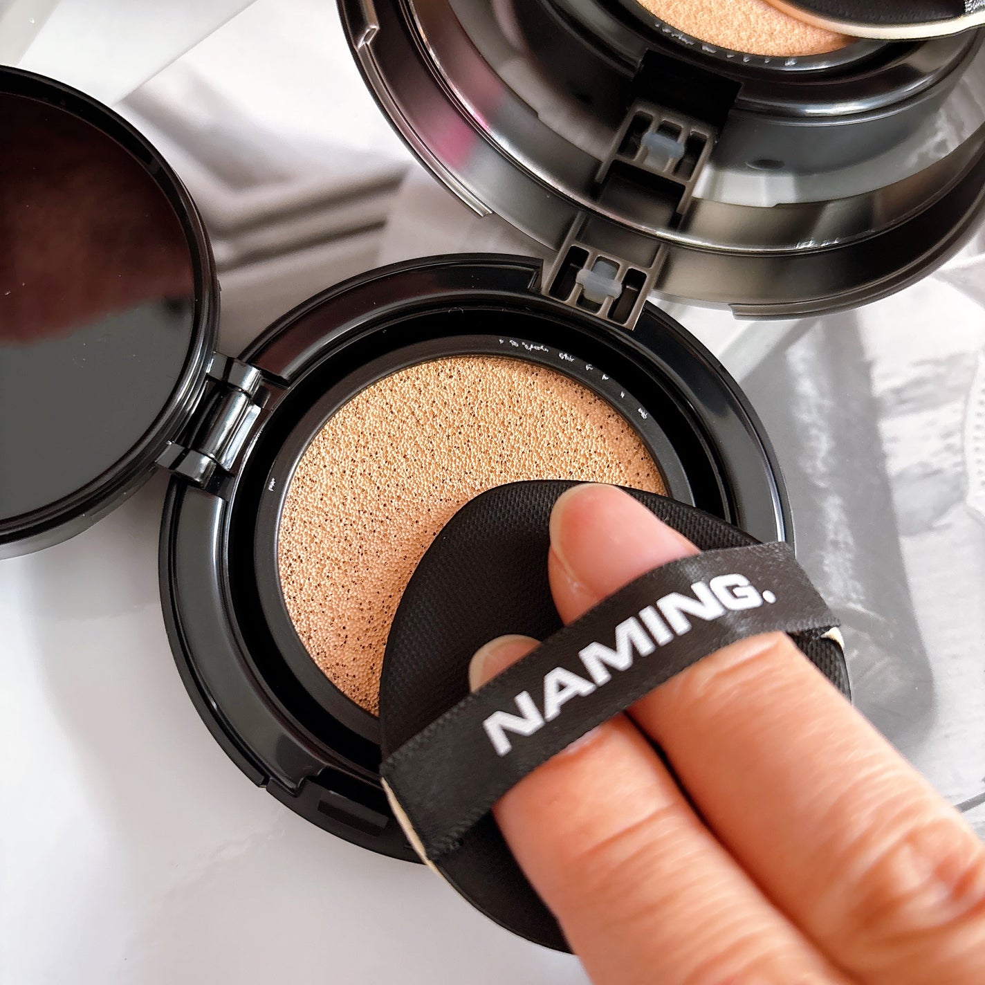 ネーミング レイヤード フィットクッション/NAMING./クッションファンデーションを使ったクチコミ(3枚目)