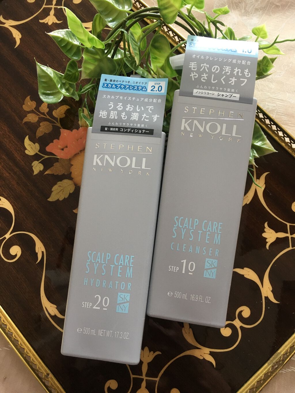 スカルプケアシステム クレンザー/ハイドレーター/スティーブンノル ニューヨーク/市販シャンプーを使ったクチコミ（1枚目）