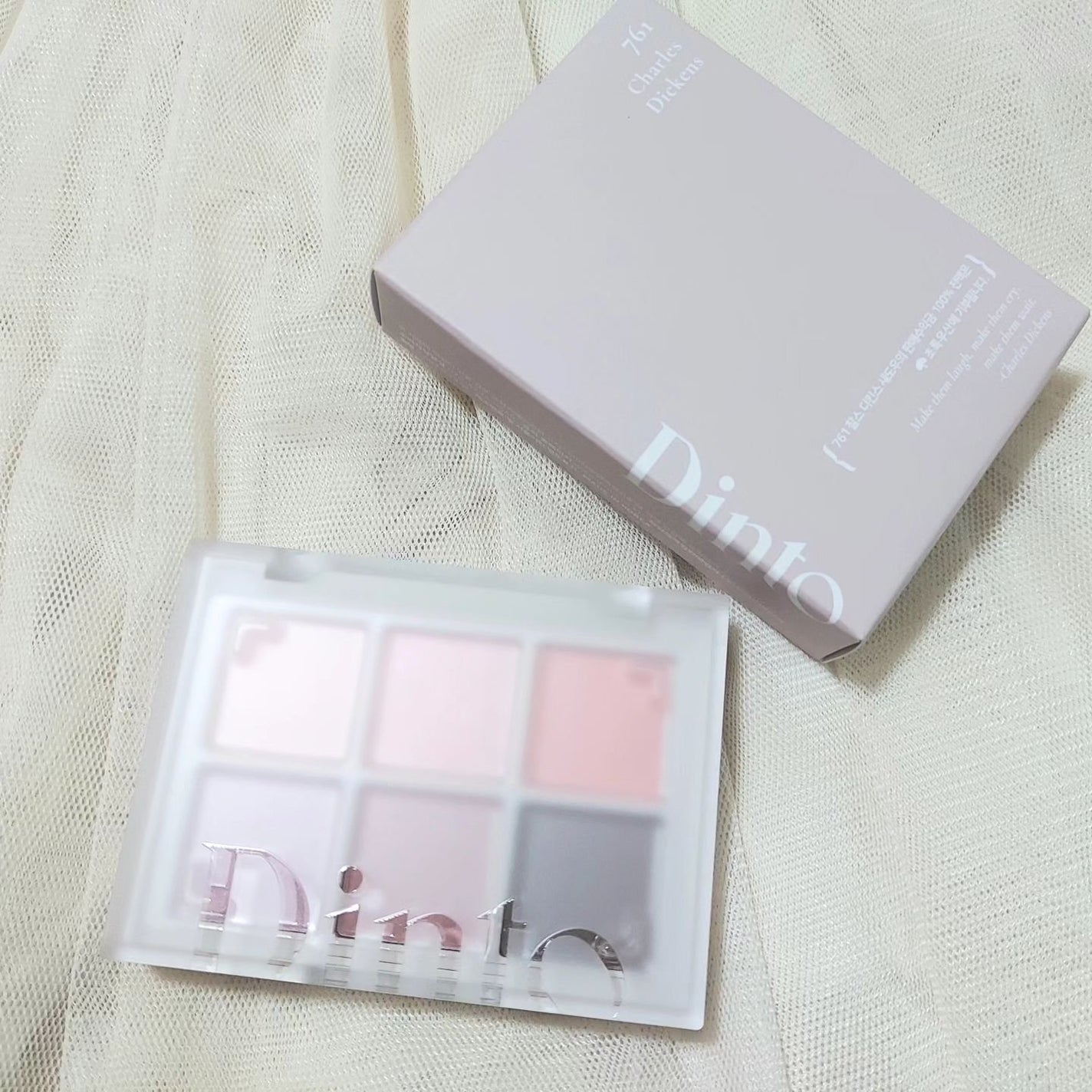 ピンククリスマスキャロルエディション/シャドウパレット+チークセット/Dinto/メイクアップキットを使ったクチコミ(7枚目)