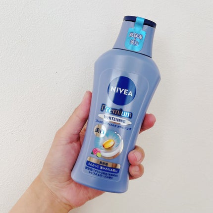 プレミアムボディミルク ホワイトニング【医薬部外品】 /ニベア/ボディミルクを使ったクチコミ(1枚目)