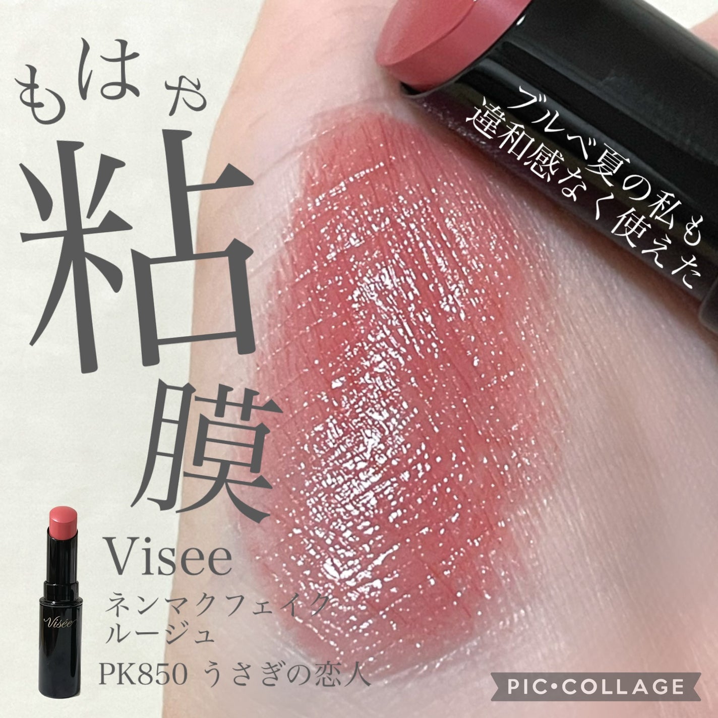 ネンマクフェイク ルージュ/Visée/口紅を使ったクチコミ(1枚目)