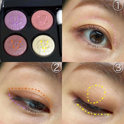 レ キャトル オンブル/CHANEL/アイシャドウパレットを使ったクチコミ(5枚目)