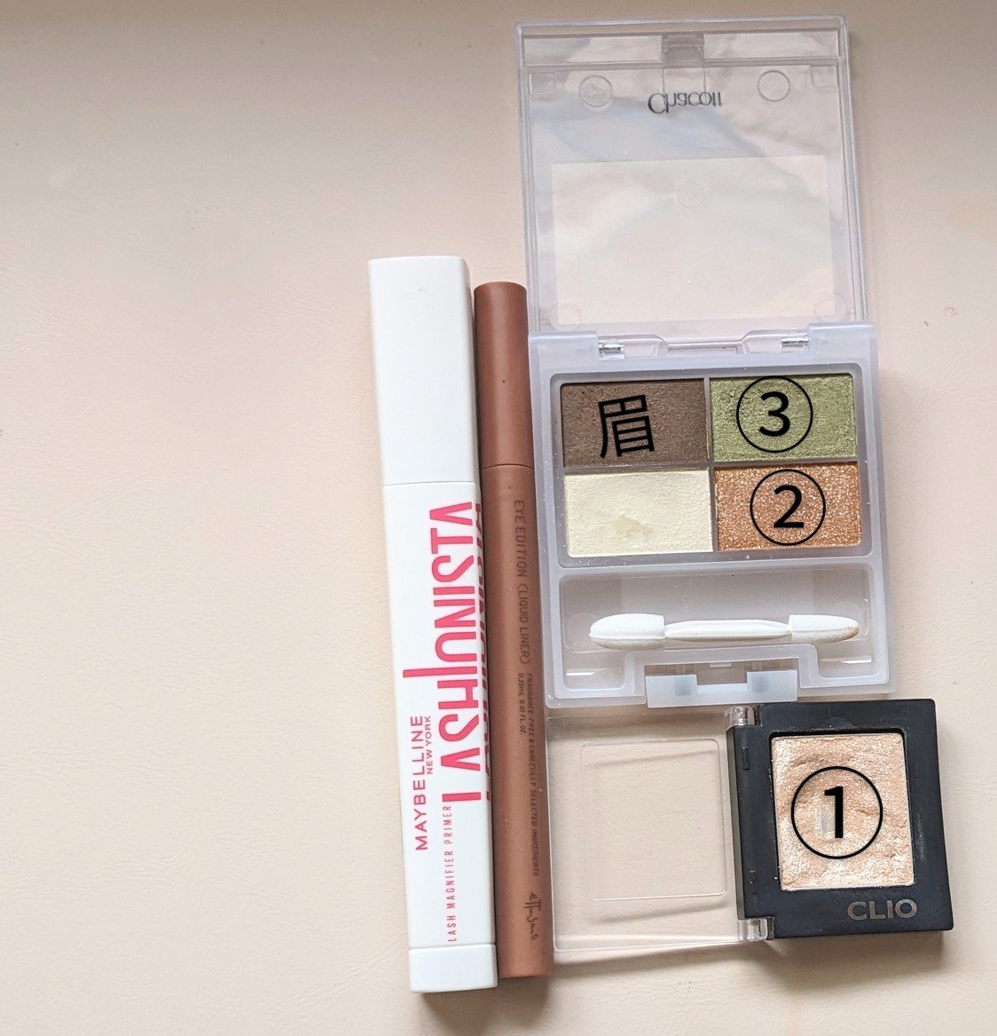 プロ シングル シャドウ/CLIO/単色アイシャドウを使ったクチコミ（2枚目）