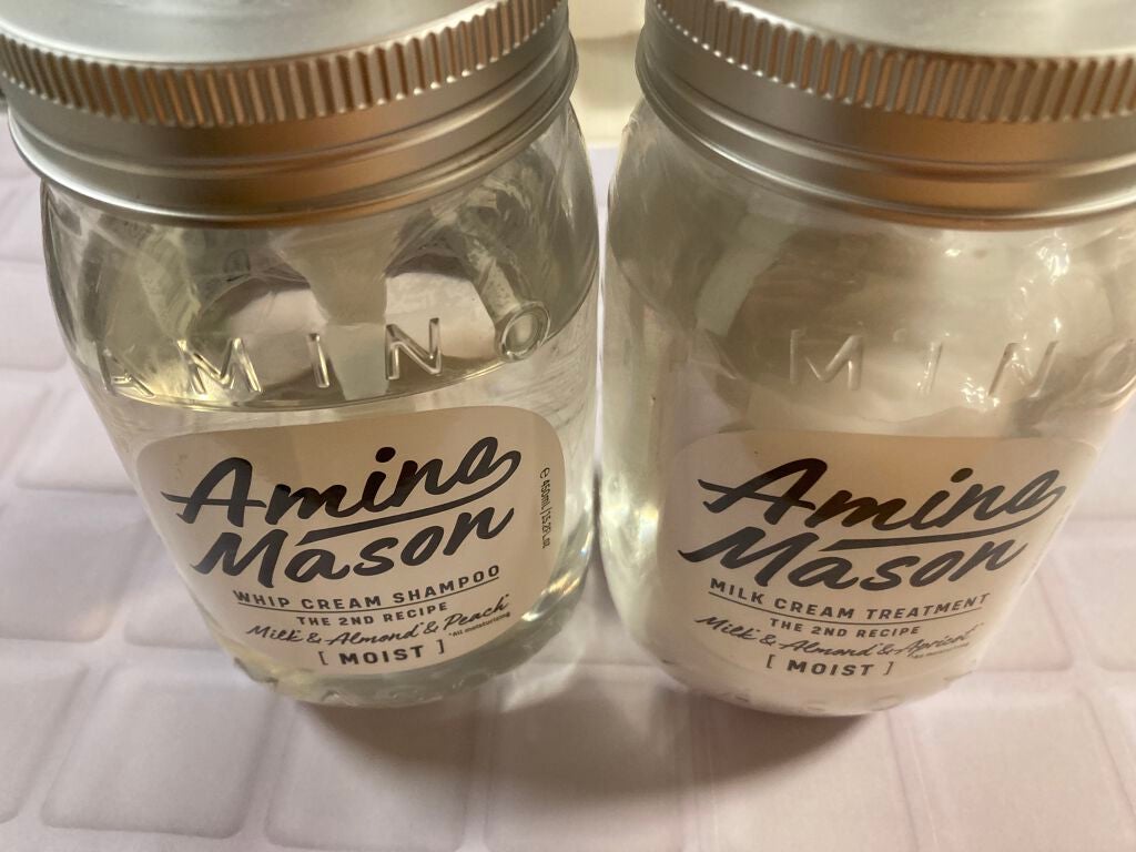 アミノメイソン ディープモイスト ホイップクリーム シャンプー/ミルククリーム ヘアトリートメント/アミノメイソン/市販シャンプーを使ったクチコミ(2枚目)