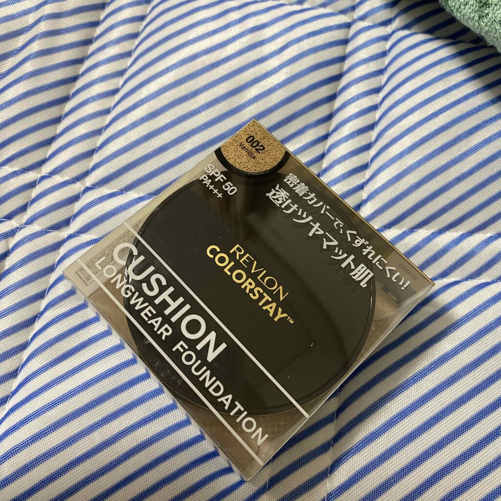 カラーステイ クッション ロングウェア ファンデーション/REVLON/クッションファンデーションを使ったクチコミ(1枚目)