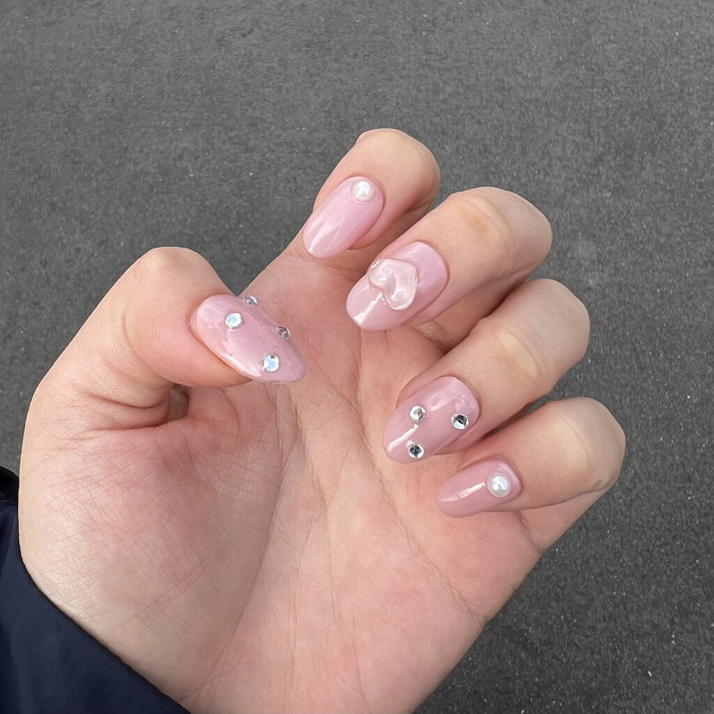 ジェルネイル（ライト対応）/セリア/ジェルネイルを使ったクチコミ（2枚目）