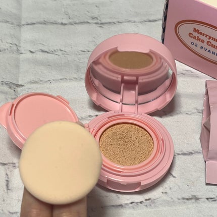 ハッピーユアデイクッション/Merrymonde/クッションファンデーションを使ったクチコミ(9枚目)