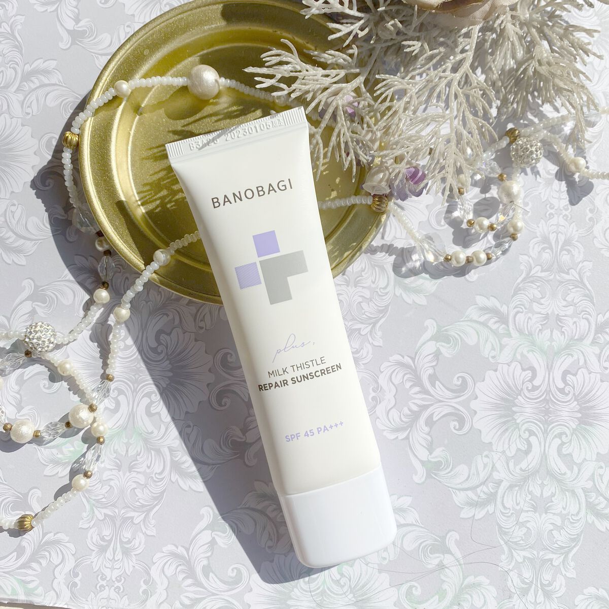 ミルクシスルリペアシカサンスクリーンプラス/BANOBAGI/日焼け止めミルクを使ったクチコミ（3枚目）