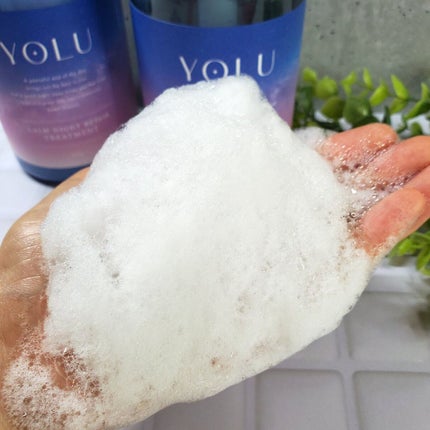 カームナイトリペアシャンプー/トリートメント/YOLU/市販シャンプーを使ったクチコミ(3枚目)