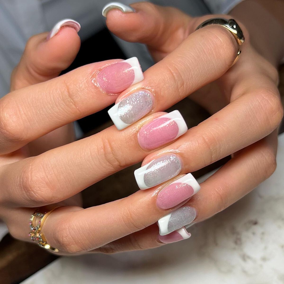 #フレンチネイル,#アシメネイル,#ピンクネイル,#ブルーネイル,#ネイル,#ニュアンスネイル,#スカルプネイル,#ジェルネイル,#ママネイル,#ギャルネイル,#大人ネイル,#派手ネイル,#やり放題ネイル,#城陽ネイル,#京都ネイル,#大阪ネイル,#奈良ネイルのネイルデザイン