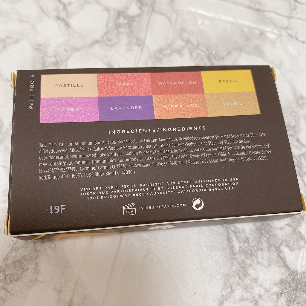 EyeShadow Palette Petit PRO/VISEART/アイシャドウパレットを使ったクチコミ（2枚目）