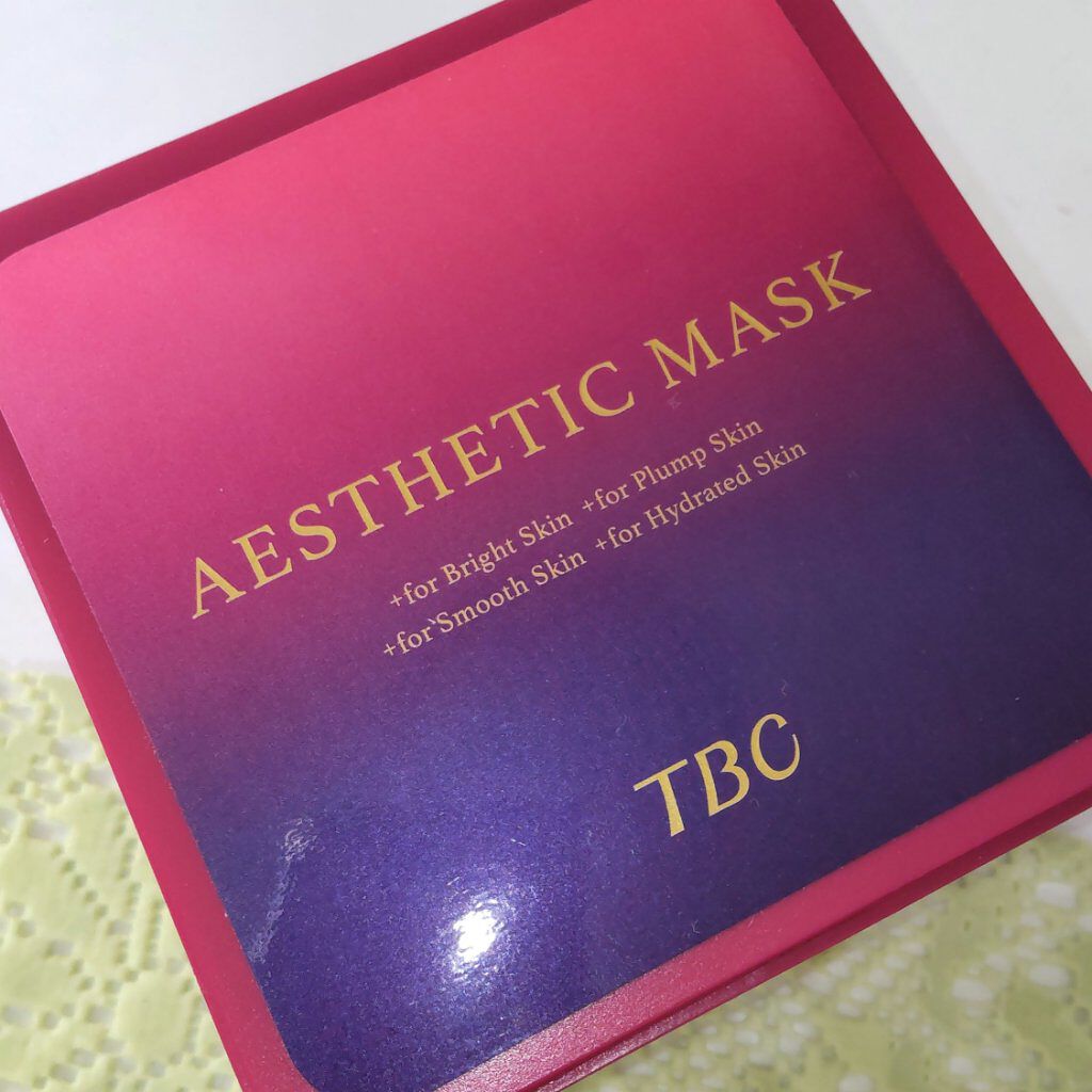 TBC エステティックマスク/TBC/シートマスク・パックを使ったクチコミ（1枚目）