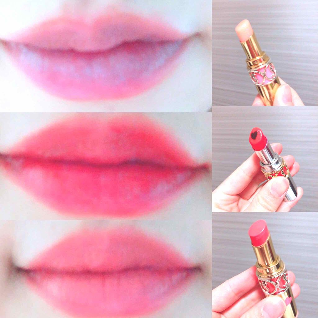 ルージュ ヴォリュプテ シャイン/YVES SAINT LAURENT BEAUTE/口紅を使ったクチコミ（1枚目）