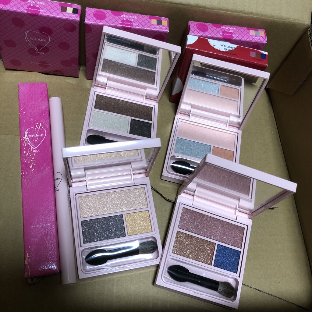 フーミー アイシャドウパレット/WHOMEE/アイシャドウパレットを使ったクチコミ（2枚目）