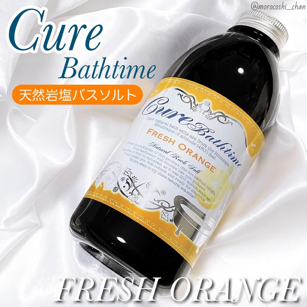 Cureバスタイム フレッシュオレンジの香り 500g/Cure/無機塩系入浴剤を使ったクチコミ(1枚目)