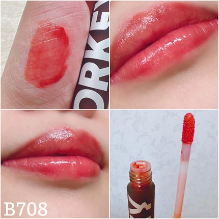 シャインミラーティント/COLORKEY/リップティントを使ったクチコミ(5枚目)