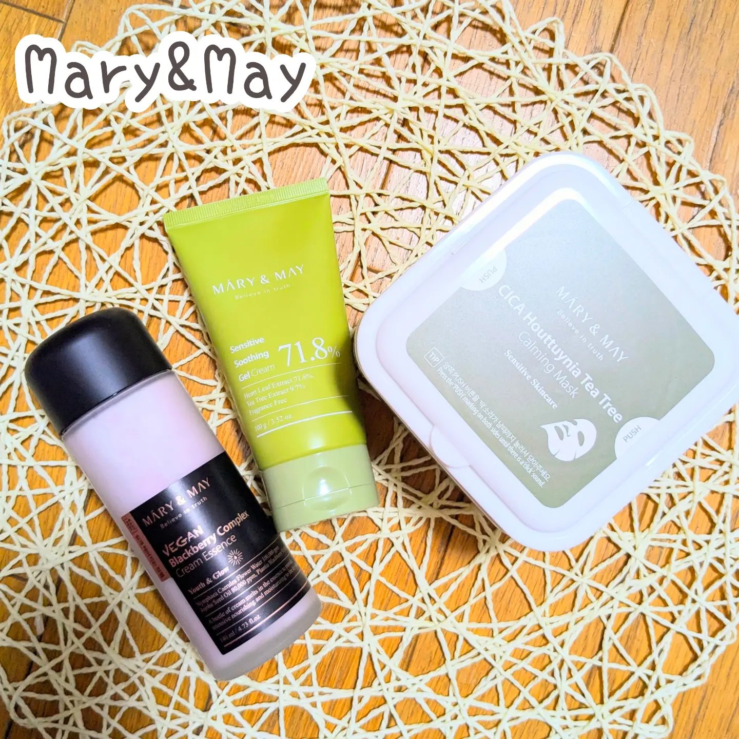 Sensitive Soothing Gel Cream/MARY&MAY/フェイスクリームを使ったクチコミ（1枚目）
