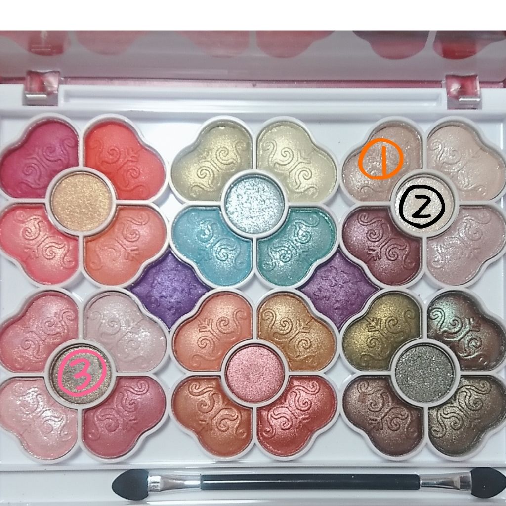 アイカラーパレット/ティアラガール/アイシャドウパレットを使ったクチコミ（3枚目）