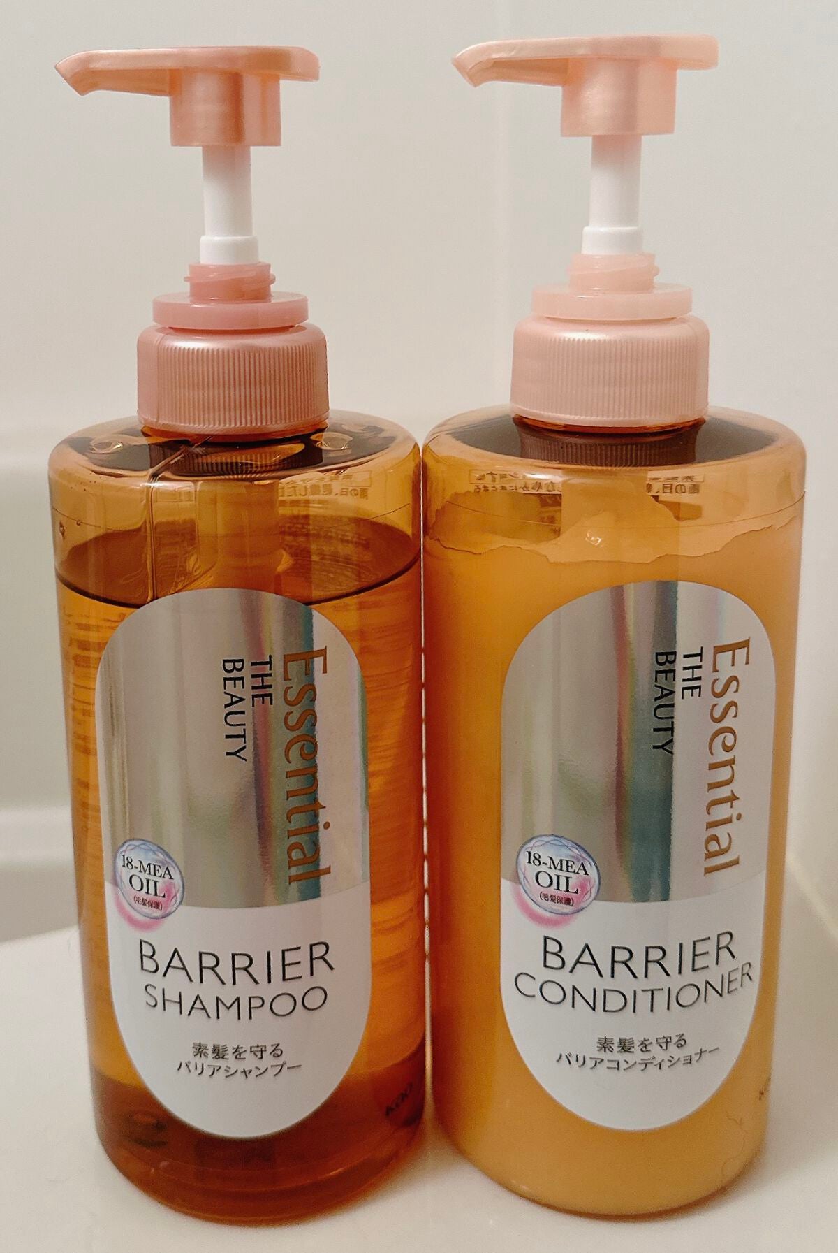 ザビューティ 髪のキメ美容素髪を守る バリアシャンプー/コンディショナー/エッセンシャル/シャンプー・コンディショナーを使ったクチコミ(1枚目)