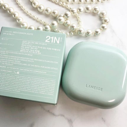 ネオクッション マット/LANEIGE/クッションファンデーションを使ったクチコミ(7枚目)