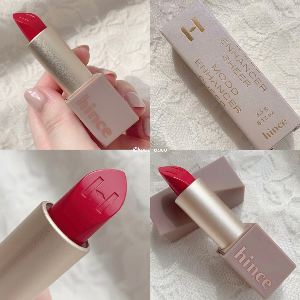 ムードインハンサーシアー/hince/口紅を使ったクチコミ(5枚目)